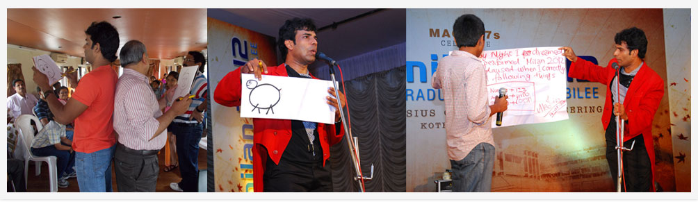 Mentalists aladin mind reading show Cochin Kochi Kerala India